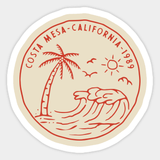 Costa Mesa Surf Sticker